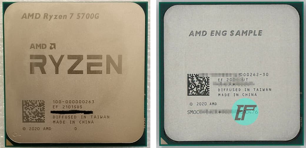 製品版Ryzen 7 5700Gの写真がリーク！Zen 3 APU、発売間近か | ニッチ