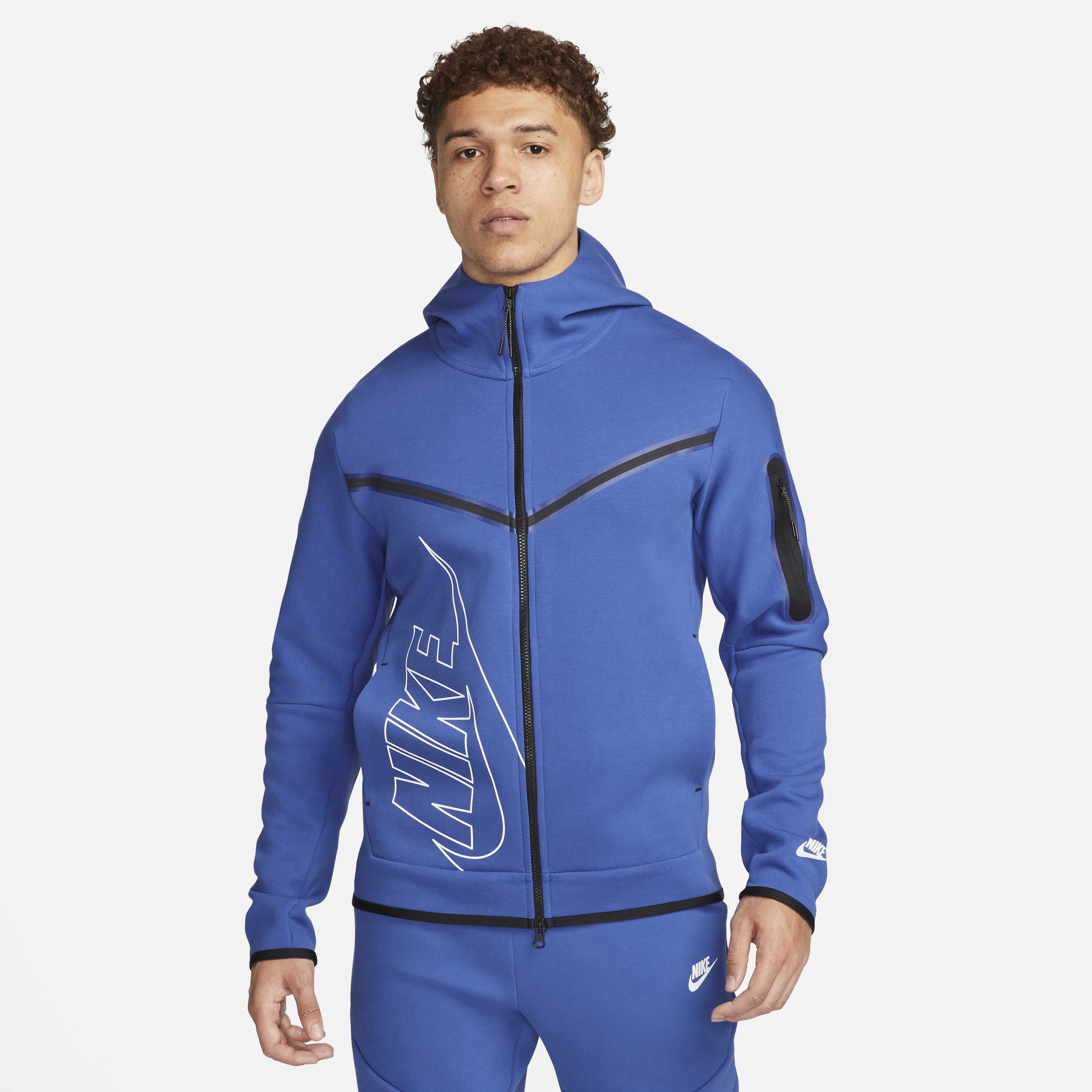 Buy Nike Sportswear Tech Fleece Men's Full-Zip Hoodie - Game Royal
