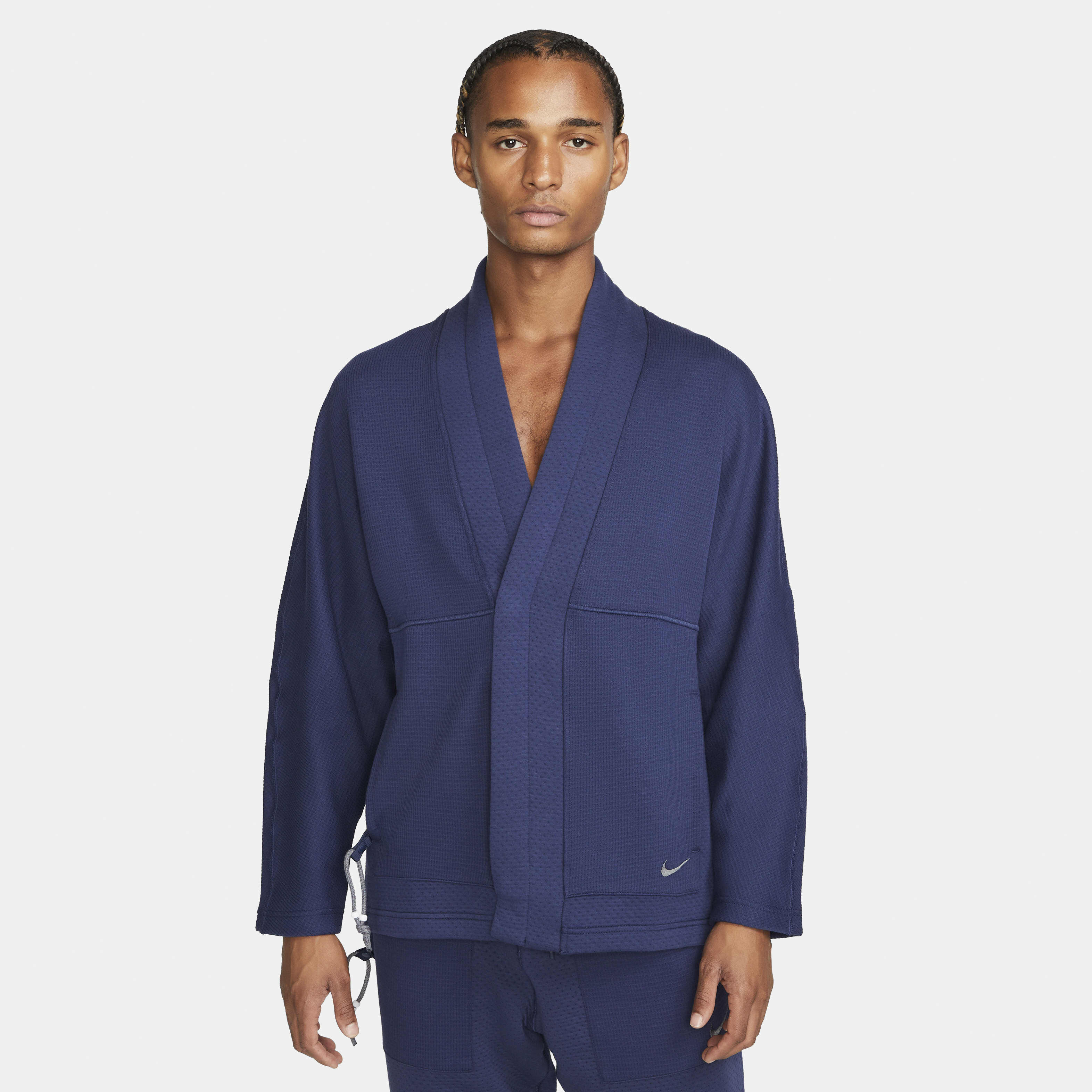 Buy Nike Yoga Men's Fleece Top - Midnight Navy/Iron Grey @ Nike Saudi