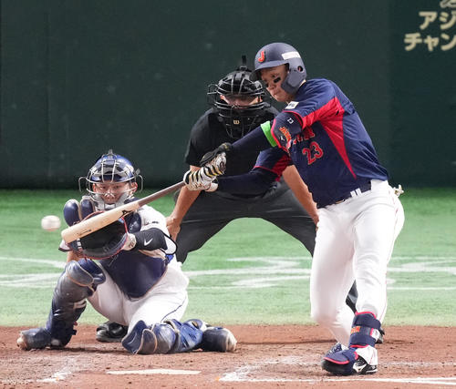 アジアCS】侍ジャパン森下翔太が井端ジャパン1号V弾 背番号「23」に