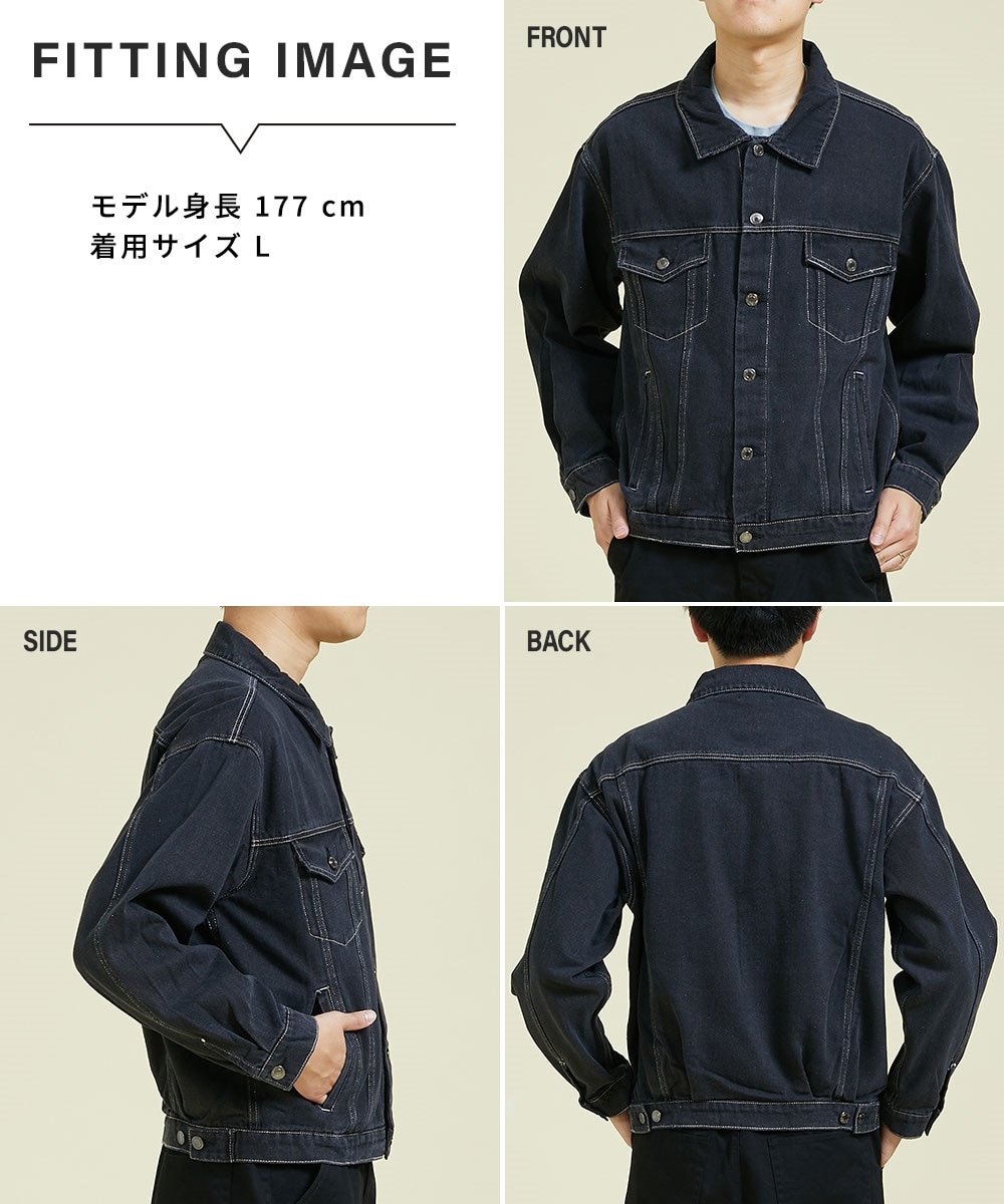 ルーズデニムジャケット 通販【ニッセン】