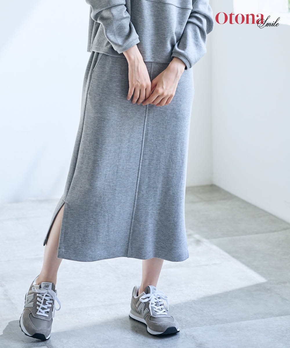 ダンボールニットタイトスカート＜大きいサイズ有＞【OtonaSMILE