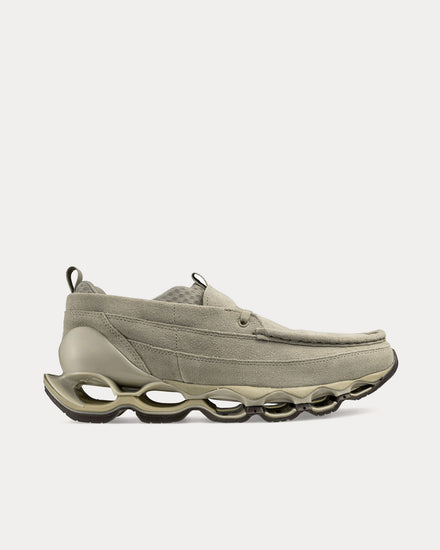 Mizuno Unisex Wave Prophecy Moc Suede Taupe Loafers