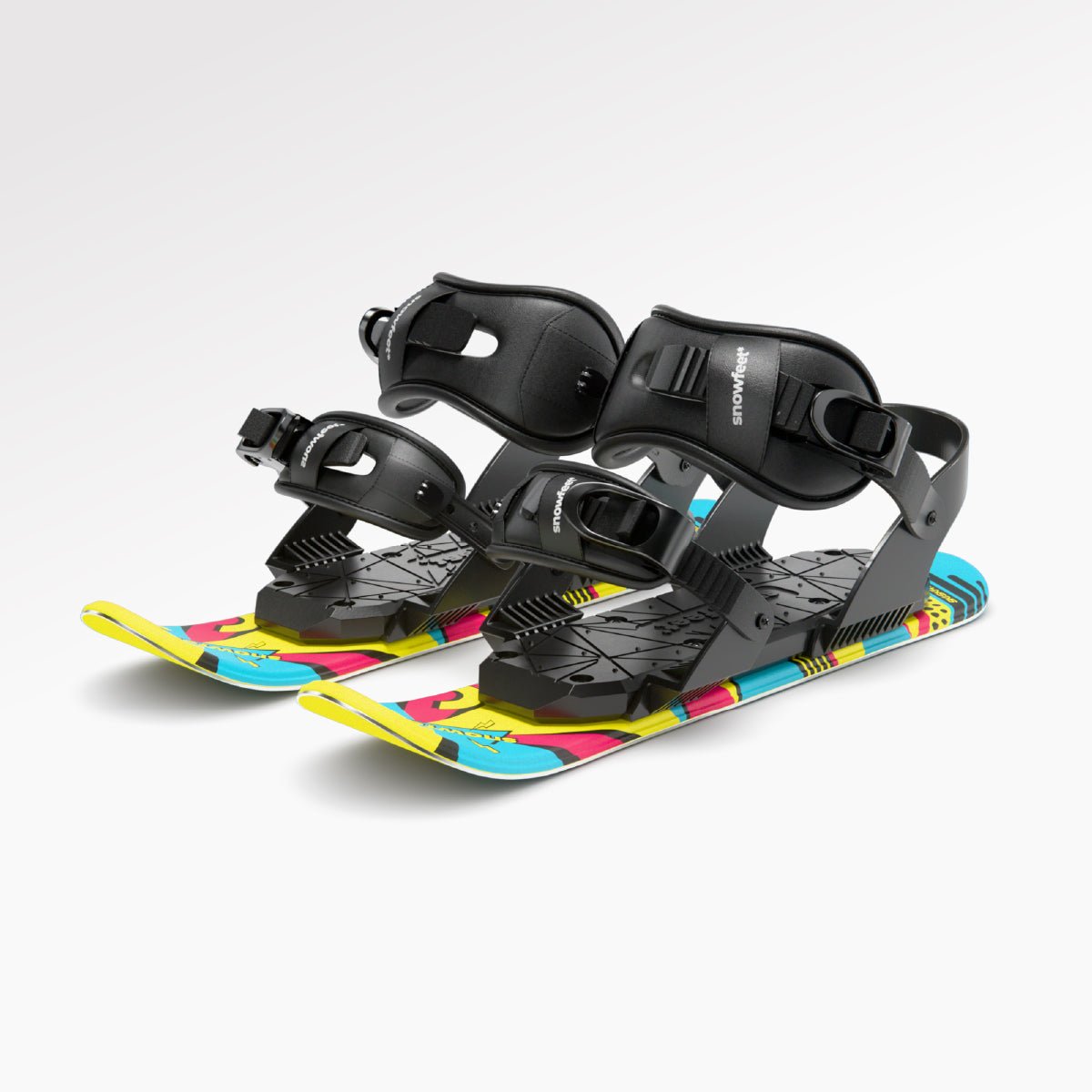 Snowfeet* Skiskates 44 CM | Skates for Ski Slopes | Skiblades Mini