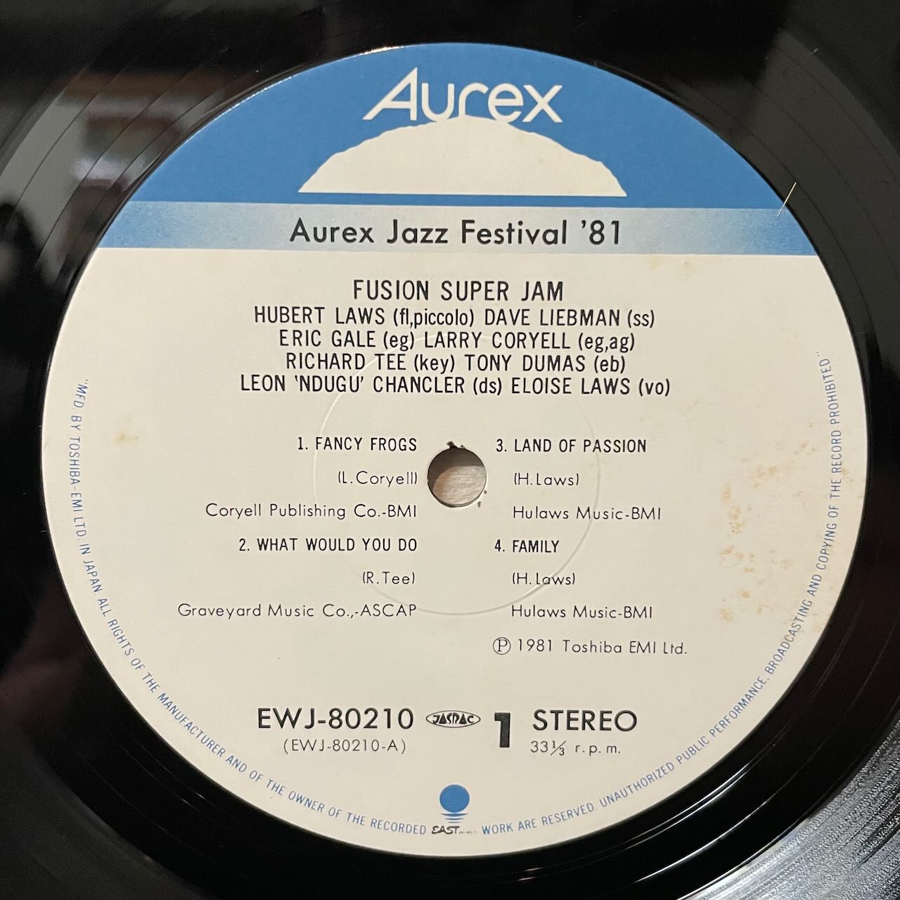 AUREX JAZZ FESTIVAL '81 FUSION SUPER JAM（フュージョン・スーパー