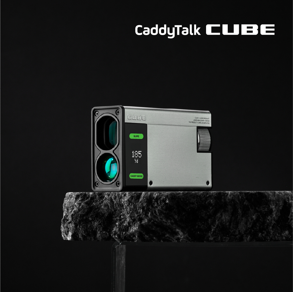 3次元ゴルフ用レーザー距離計 CaddyTalk CUBE｜ソースネクスト