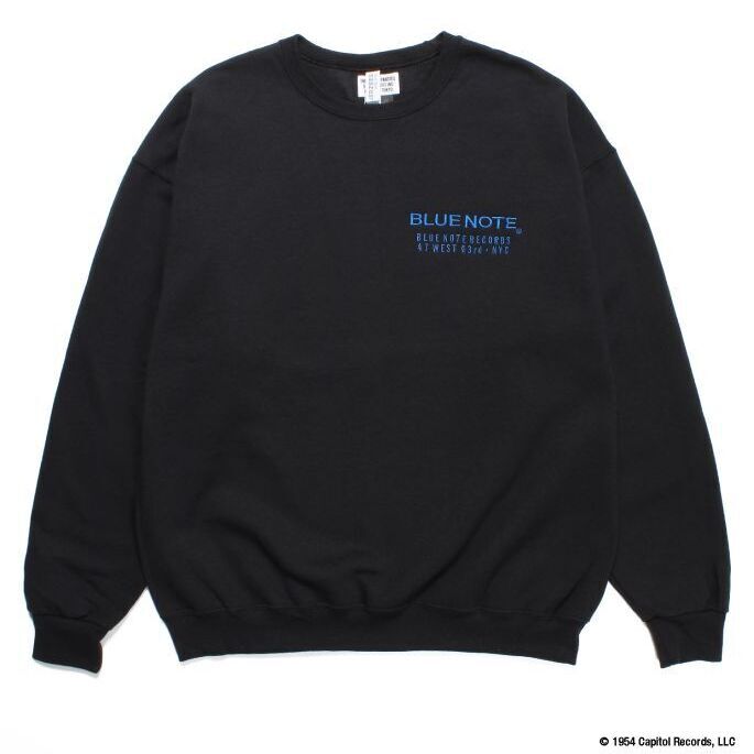 BLUE NOTE / SWEAT SHIRT ブルーノート ダブルネーム クルーネック
