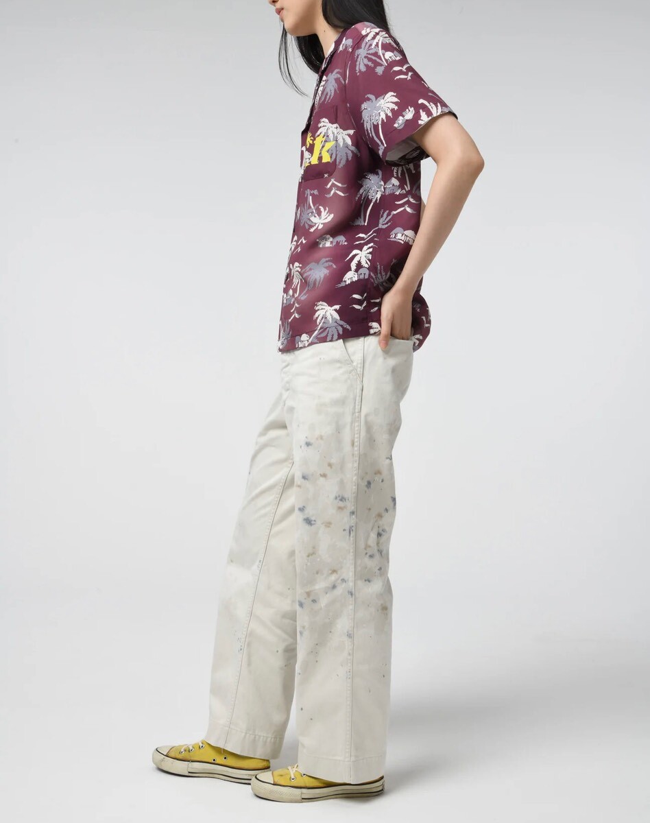 STAINED WORK TROUSERS ワークパンツ-バウワウ 通販 BOW WOW 店舗-SOWLD