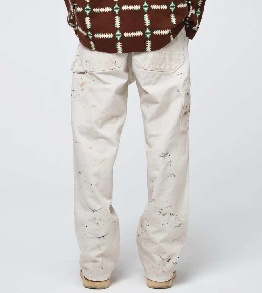 PAINTER'S PAINT STAINED PAINTER PANTS ぺインターパンツ-バウワウ