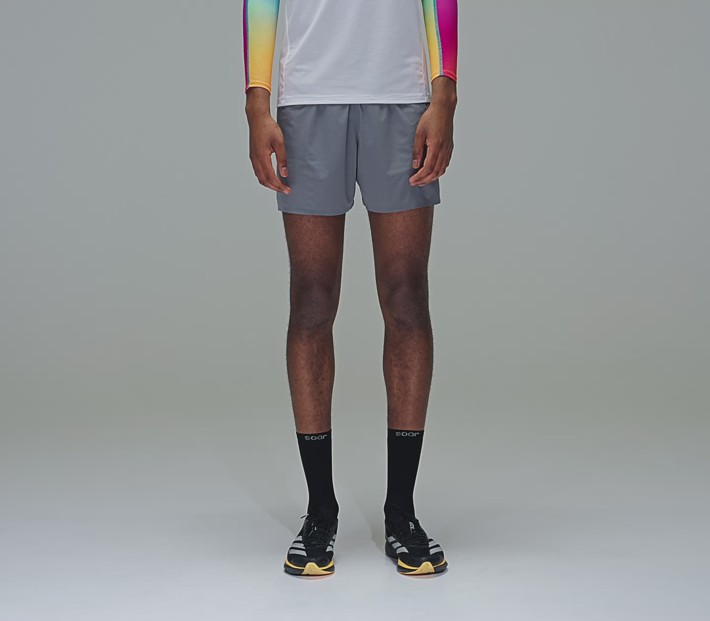 Men's Run Shorts | Grey – SOAR Running