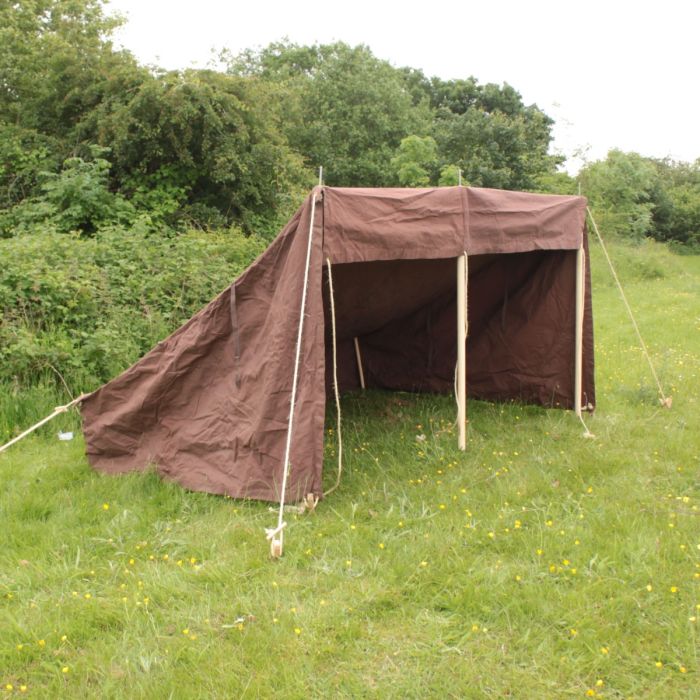 British WW2 Bivouac Vehicle Shelter Tent Canvas Only Brown