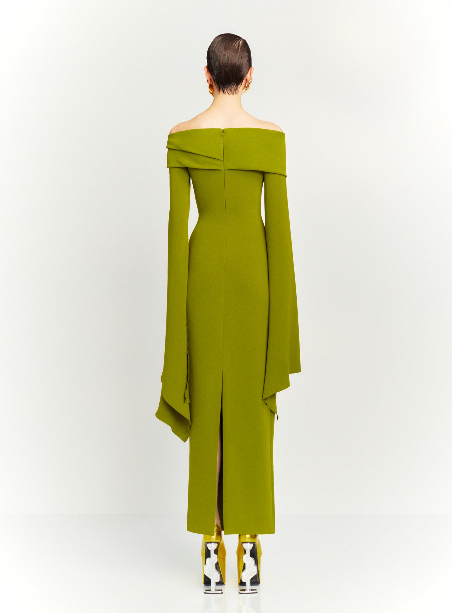 The Arden Maxi Dress in Sweet Pea Green – Solace London