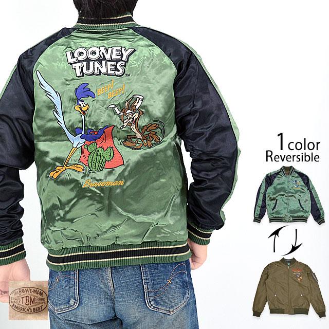 BR×LOONEYコラボ リバーシブルスカジャン The BRAVE-MAN LTB-2319