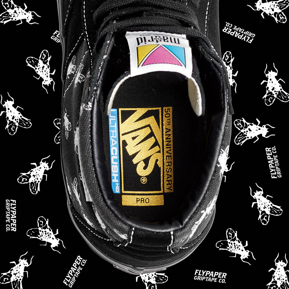 Vans and Madrid Skateboards resurrect classic FlyPaper Sk8-Hi for