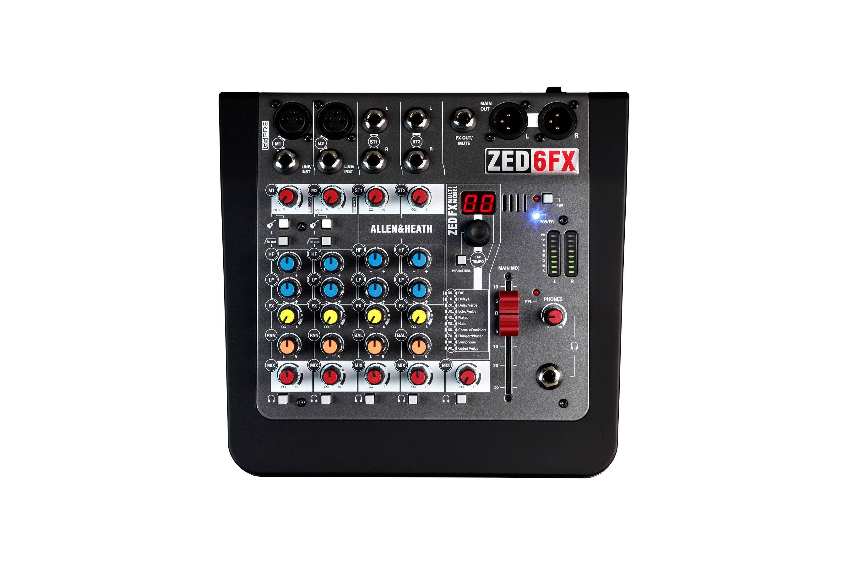 Buy sasku Allen & Heath ZED-6FX Compact 6 Channel Mixer w/FX | Sam