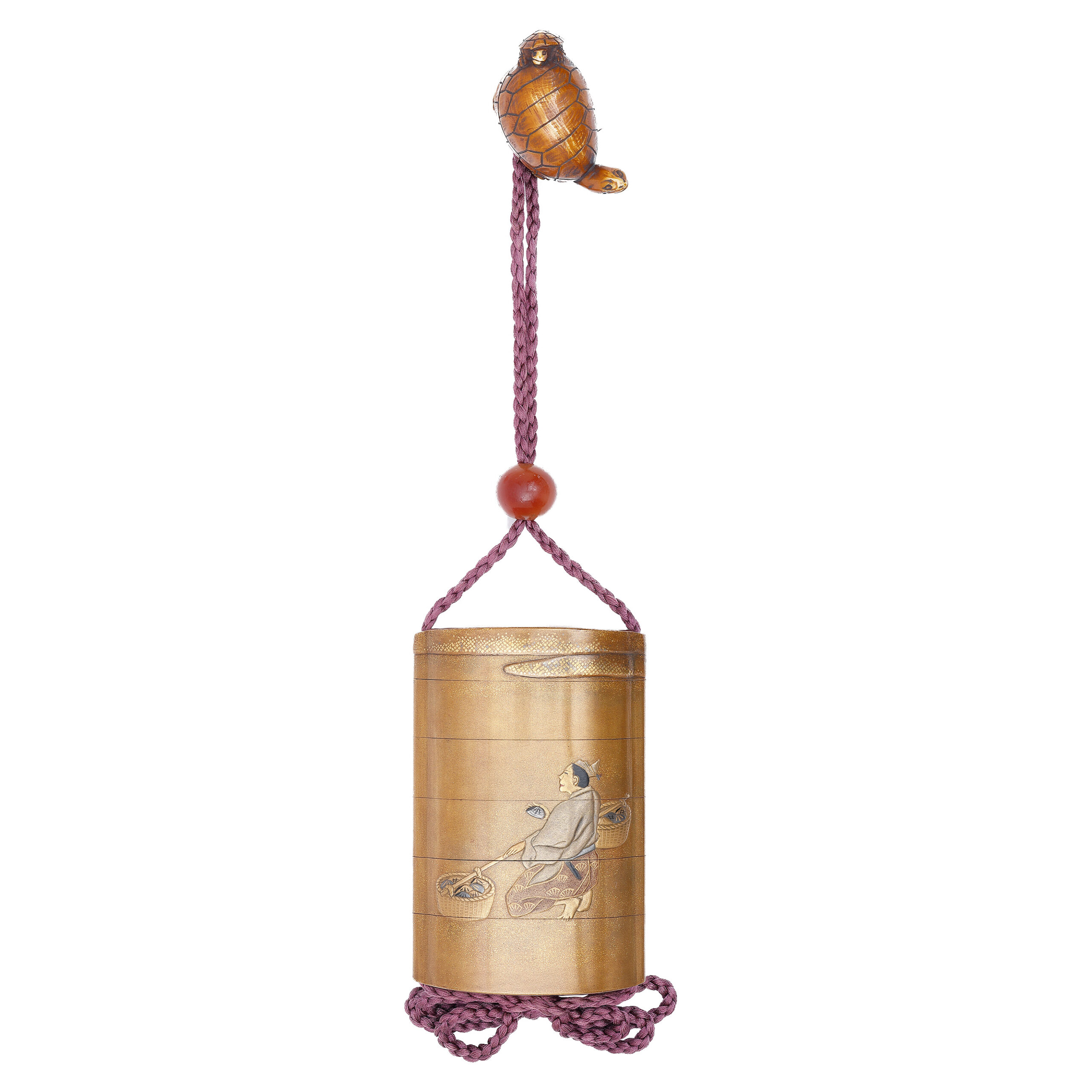 Traditional Japanese case-antique Inro (IR-31) | Samurai Museum Shop