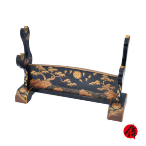 Antique Sword Stand Horizontal (Kakedai-02) | Samurai Museum Shop