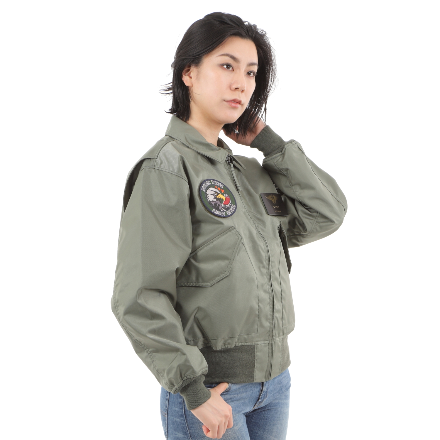 自衛隊グッズ ジャケット HOUSTON ヒューストン CWU-36/P カスタム