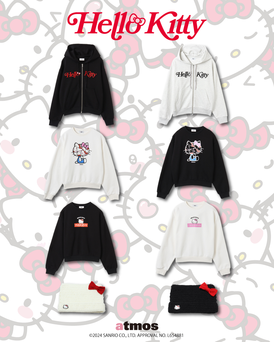 atmos pink（アトモスピンク）」とハローキティのコラボアイテム第2弾
