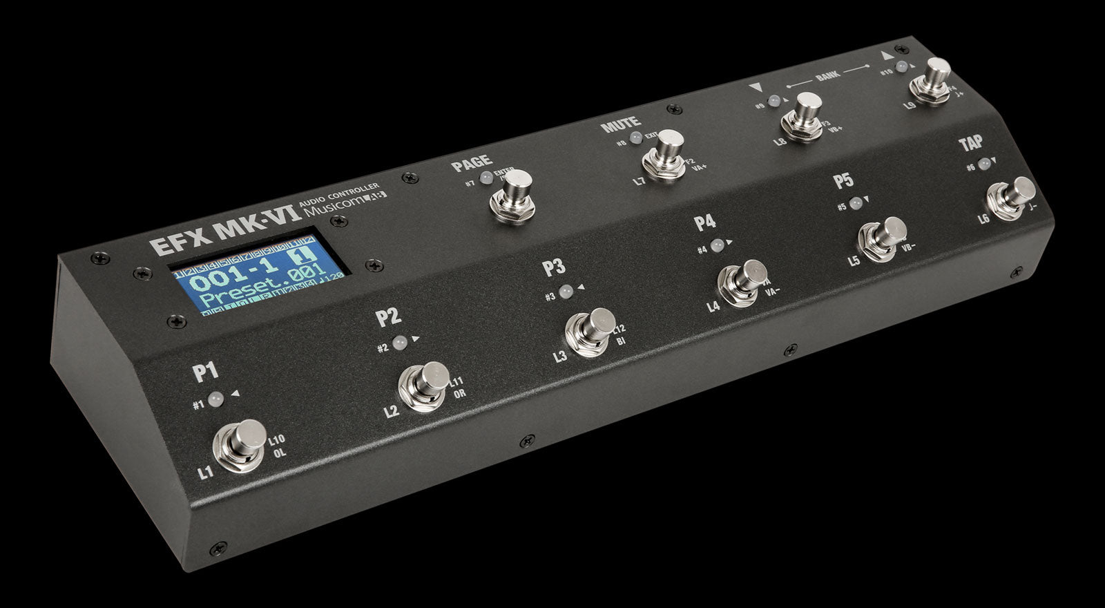 MusicomLAB EFX MK-VI Audio Controller / Switcher – Santa Cruz Music