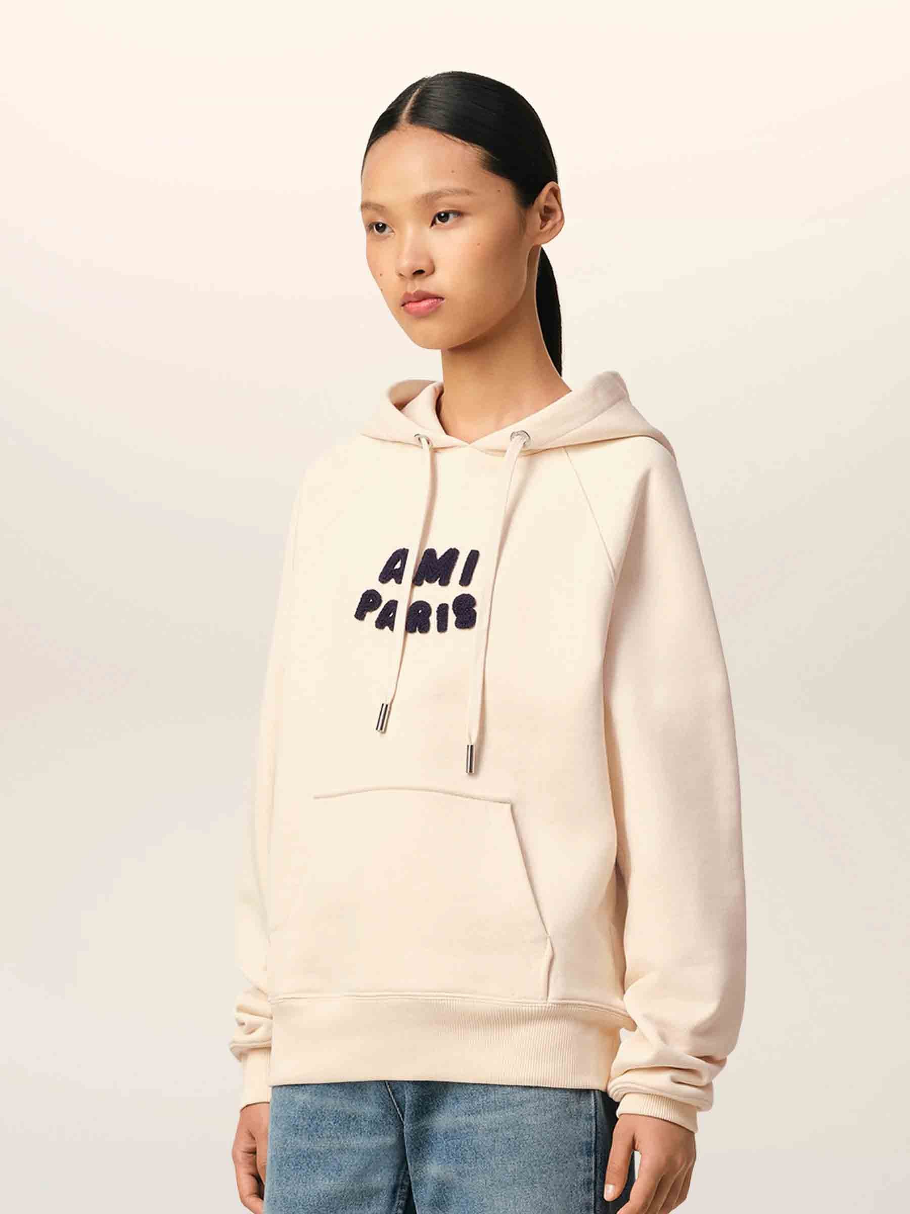 Ami Paris – Ami Paris Cotton Hoodie in Barcelona or Shop Online