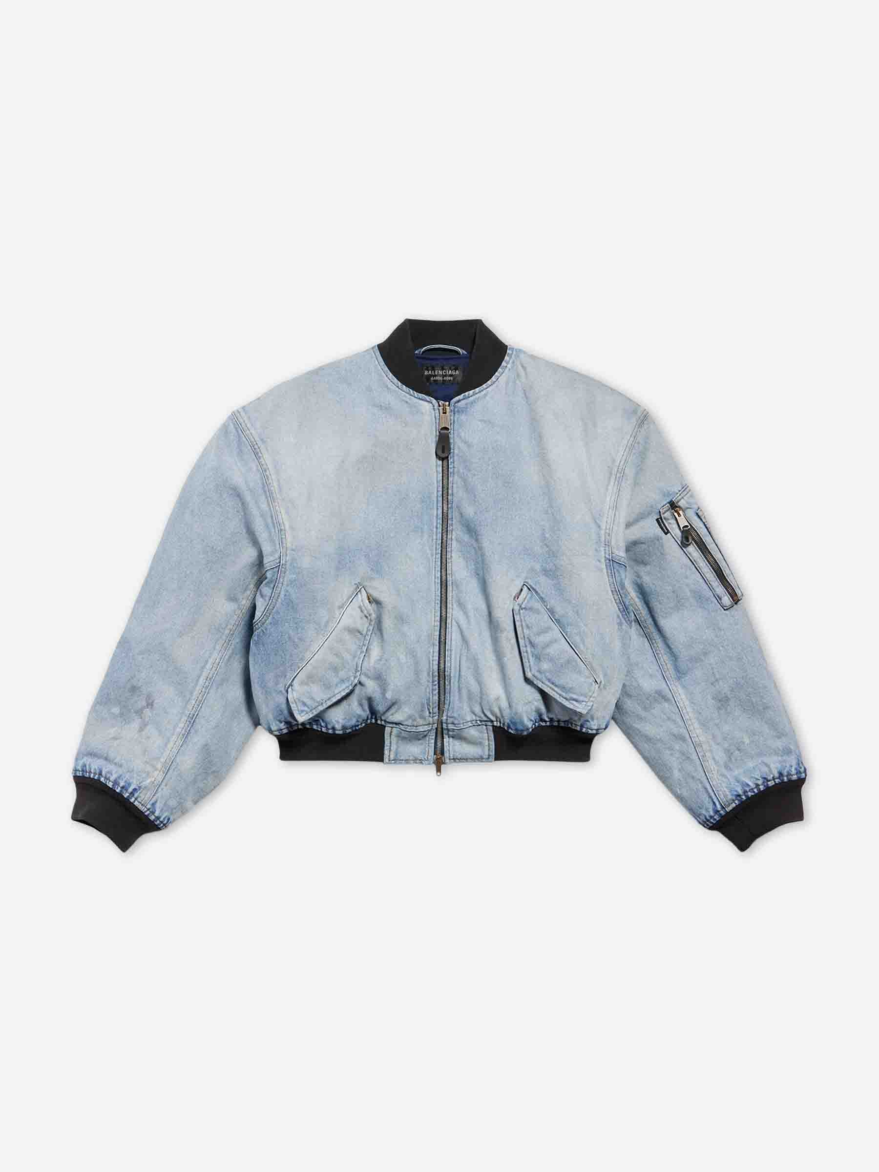 Balenciaga – Balenciaga Denim Bomber Jacket in Barcelona or Shop