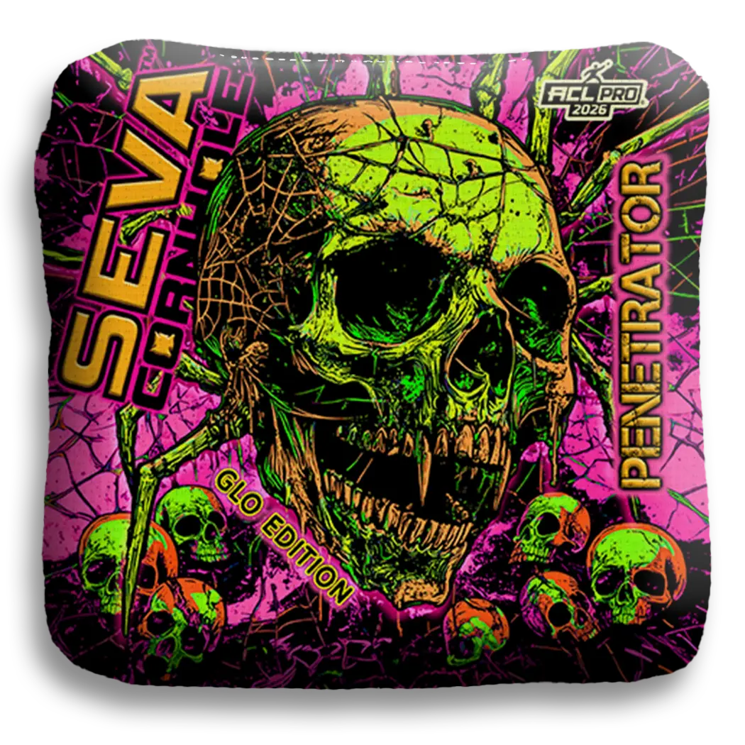 SEVA Cornhole “GLO” | Blacklight Reactive ACL Bags
