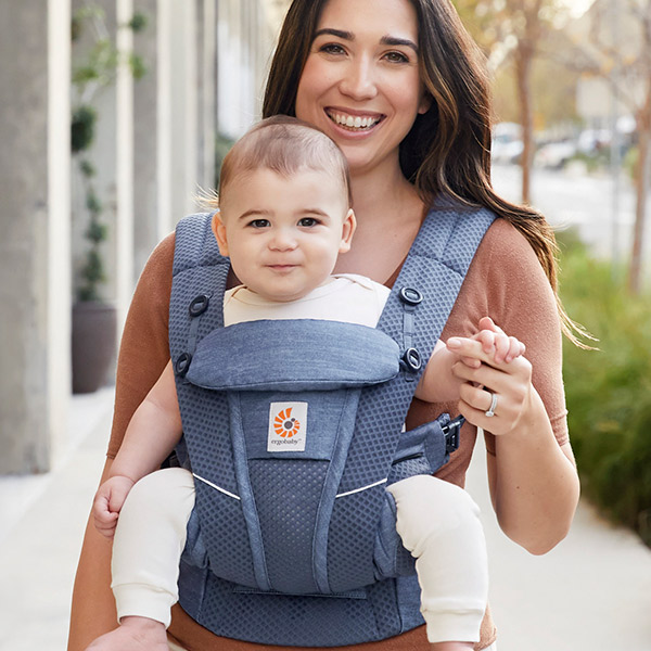 ErgoBabyCarrier オムニ ブリーズ SG ヘザードデニムブルー【OMNI Breeze】