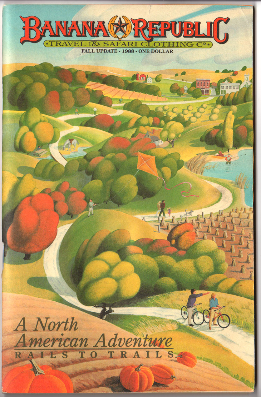 Banana Republic Catalog No. 38 Fall 1988: Rails to Trails