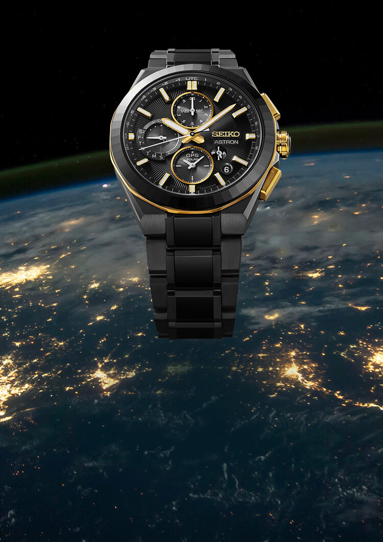Seiko Astron GPS Solar Cronógrafo Duplo Horário 5X83 | Seiko Watch