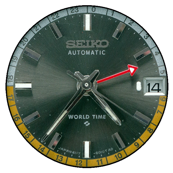 Vintage Seiko World Time - 6117-601X