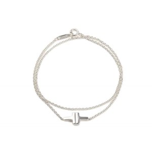 TIFFANY&Co[ティファニー] TWO ダブル チェーン ブレスレット 並行輸入
