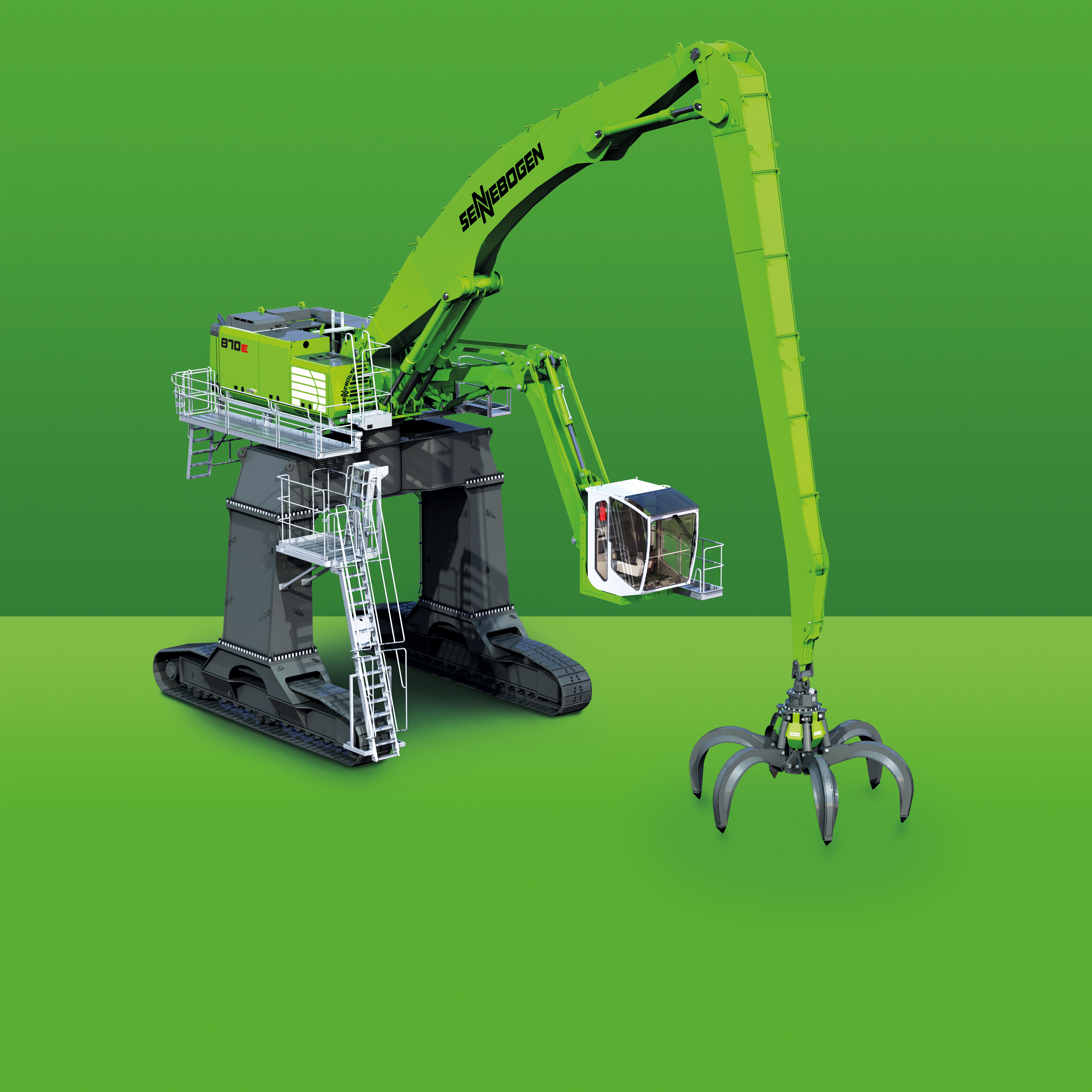 Product launch: SENNEBOGEN 870 E-Series with Green Hybrid energy