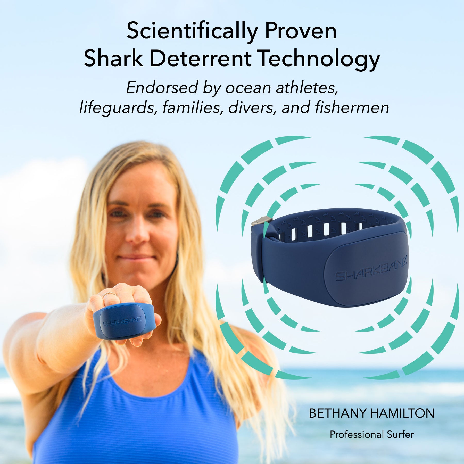 Sharkbanz 2 - Active Shark Deterrent Ankle / Wrist Band