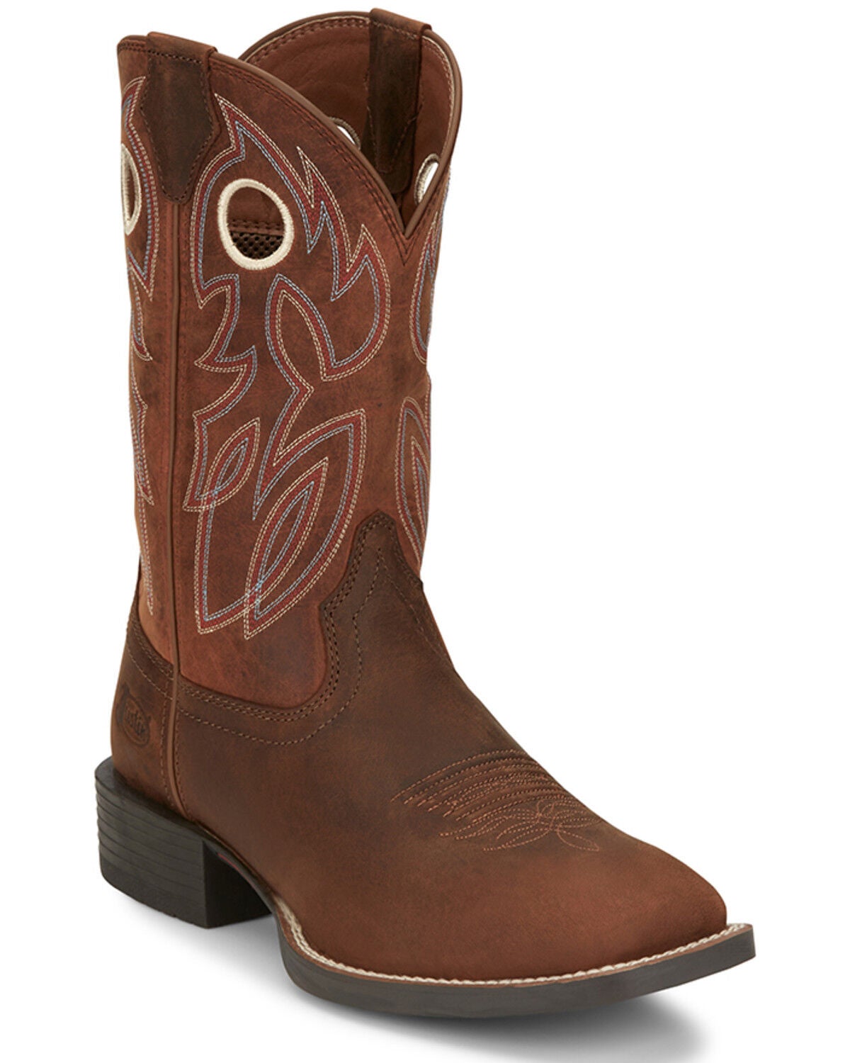 Justin Men's Bowline Western Boots - Broad Square Toe | Sheplers
