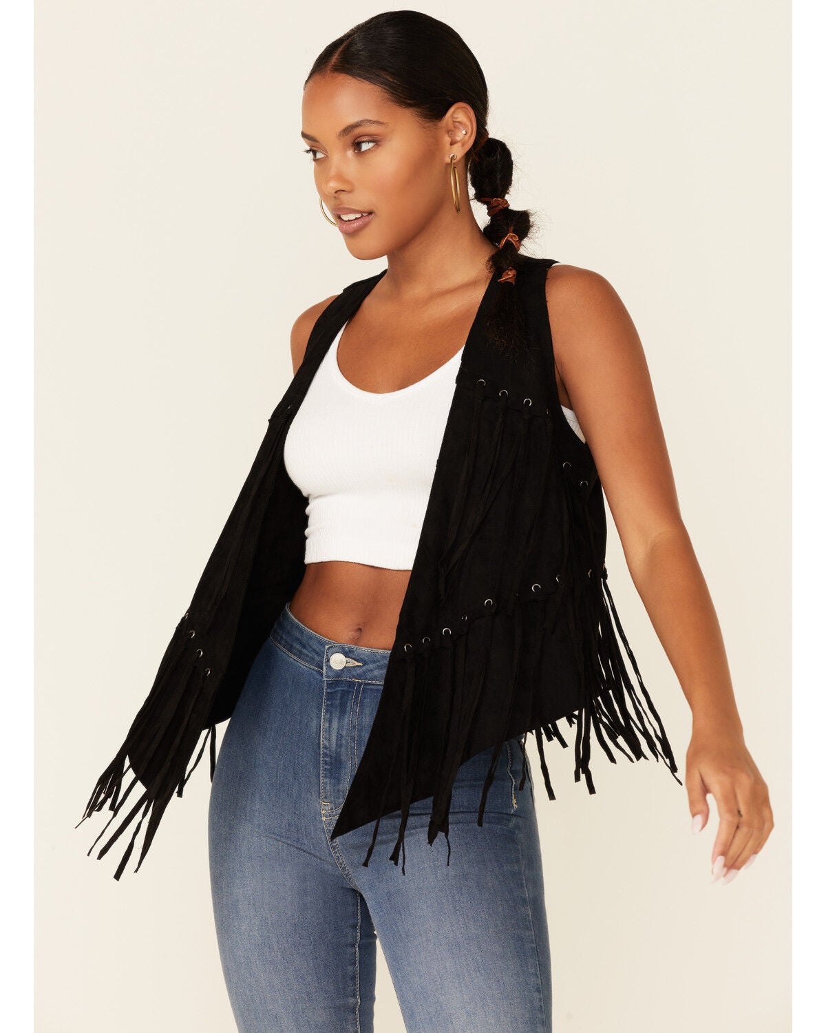 Vocal Women's Faux Suede Fringe Vest | Sheplers