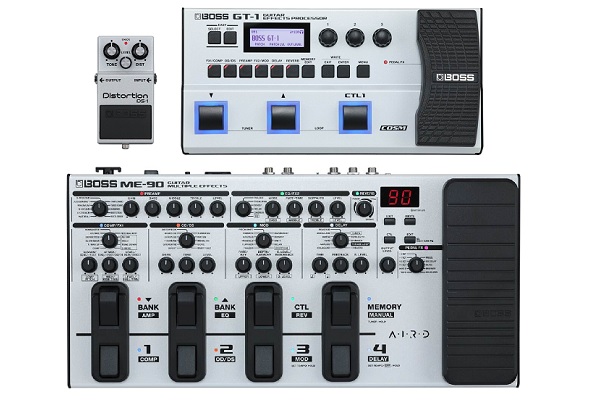 エフェクター】BOSSより DS-1, GT-1, ME-90 のホワイトカラーモデルが