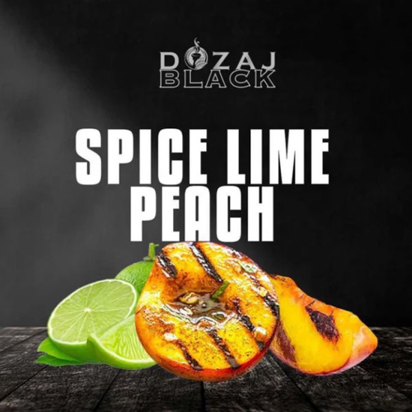 SPICE LIME PEACH Dozaj BLACK ドザジブラック 100g｜シーシャ・パイプ