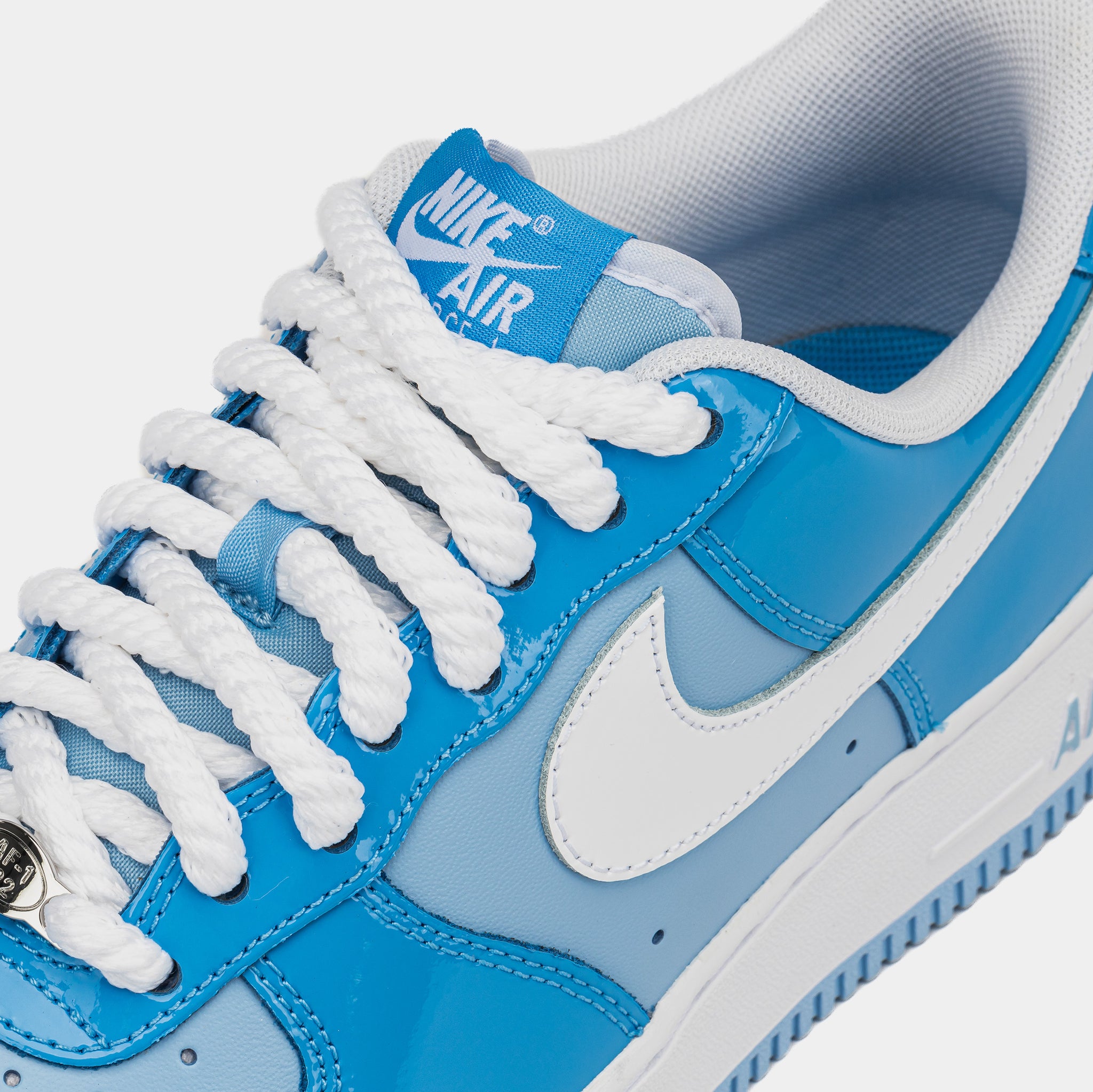 Nike Air Force 1 '07 Mens Basketball Shoes Blue Blue White HV9405