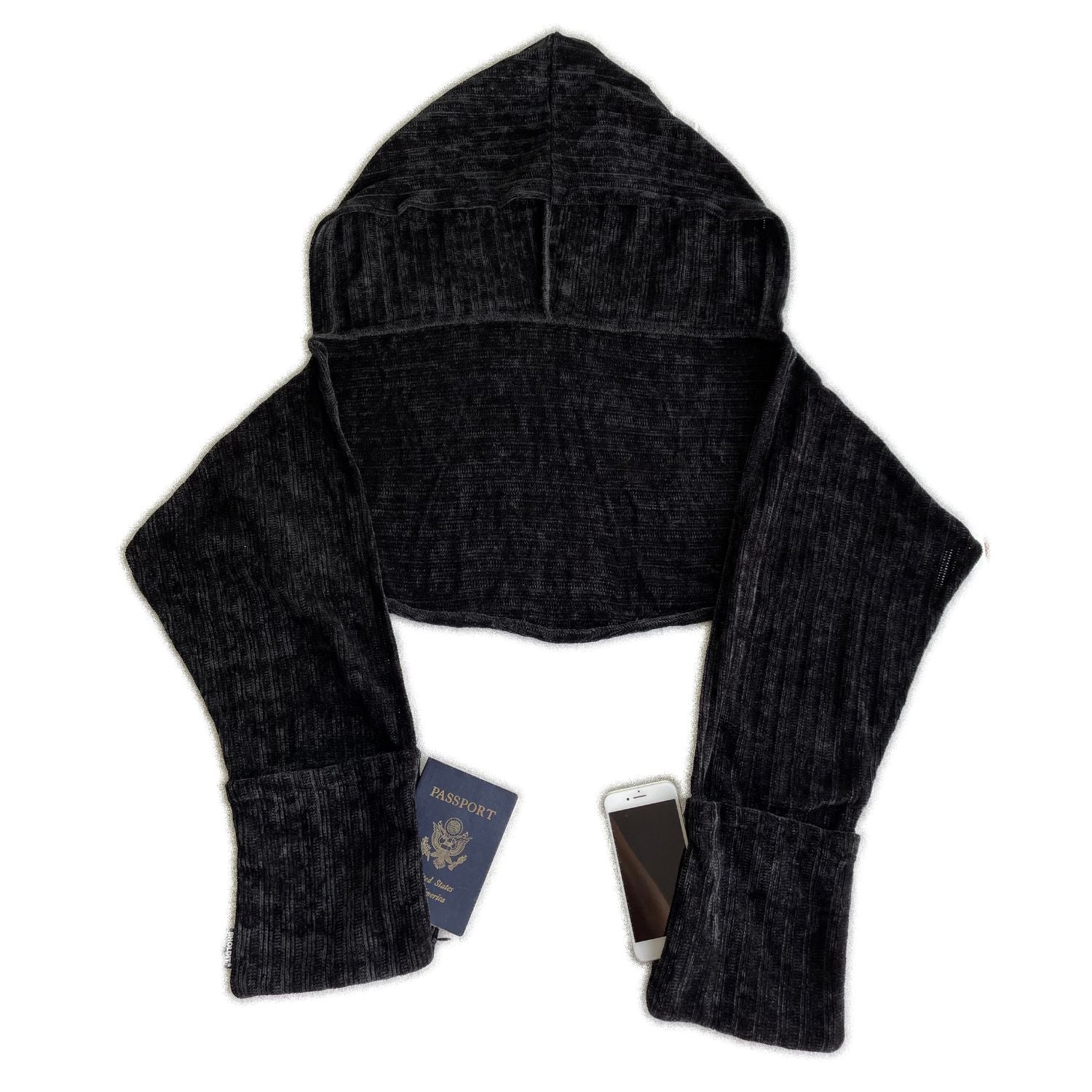 SHOLDIT® Heavenly Multi-Pocket Hoodie Scarf™