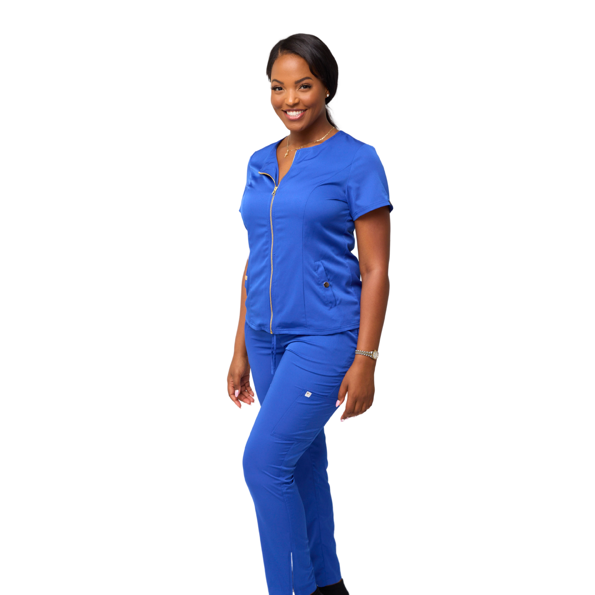 The Roxie Zip Up Top – Nurse Couture
