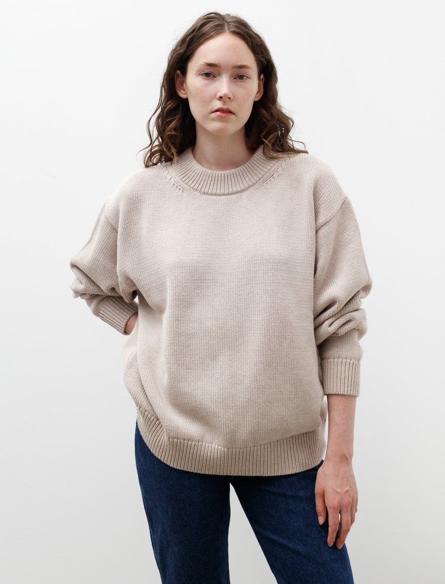 Studio Nicholson Senjo Cotton Knit Oatmeal – Neighbour