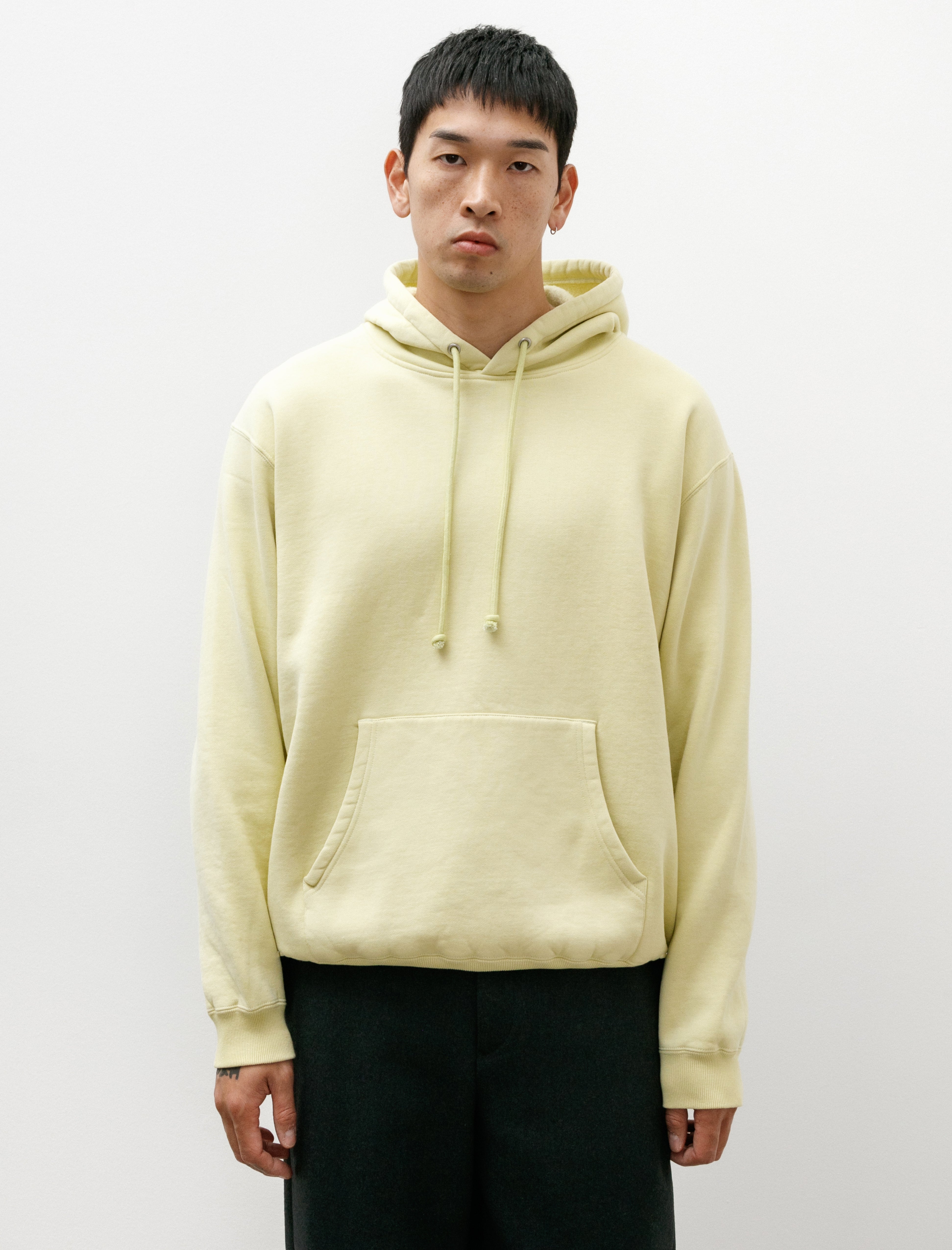 Auralee Smooth Soft Sweat P/O Parka Light Lime – Neighbour