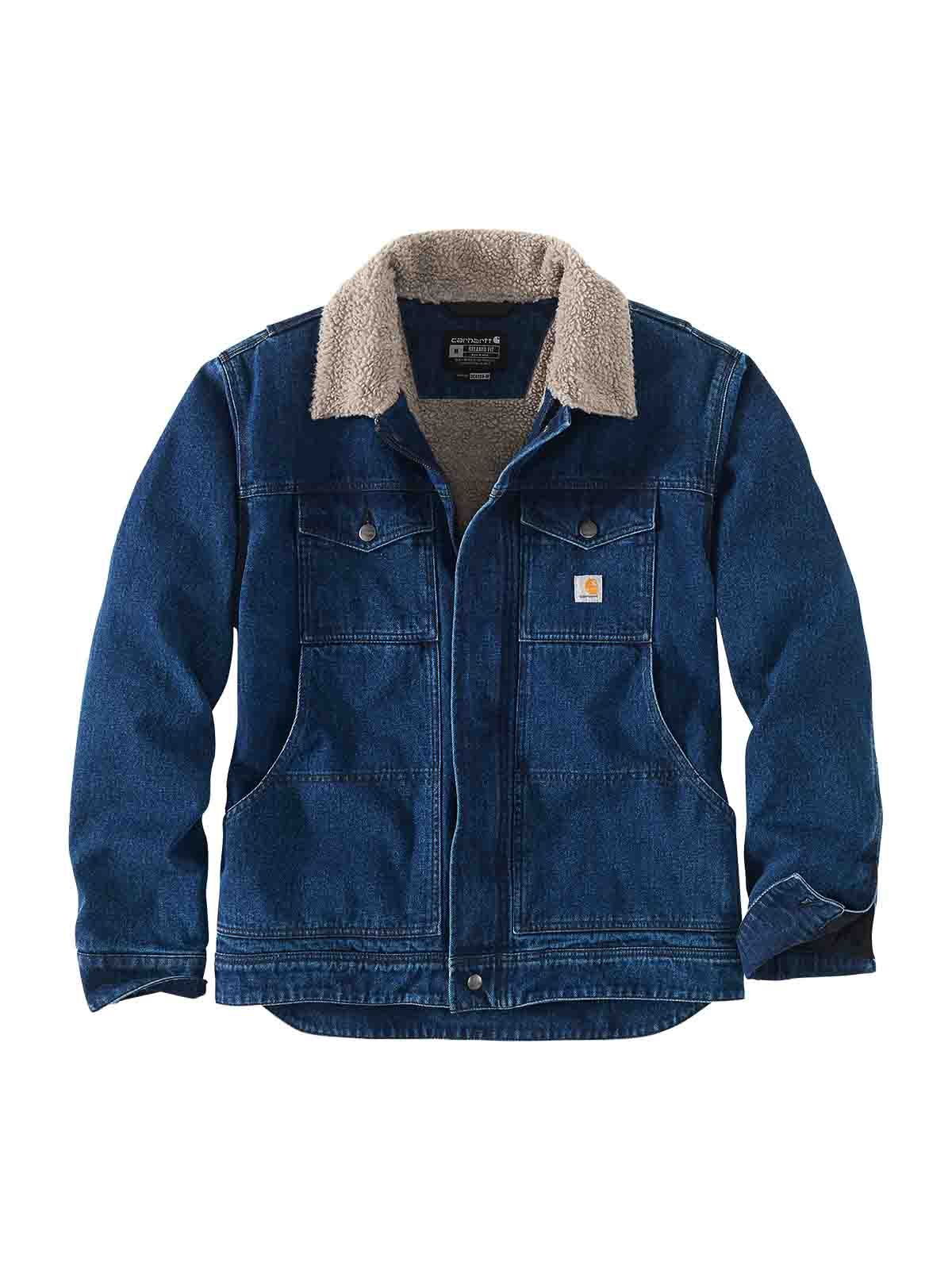 Carhartt Denim Sherpa Jacket 105478 - Livestock Show Equipment