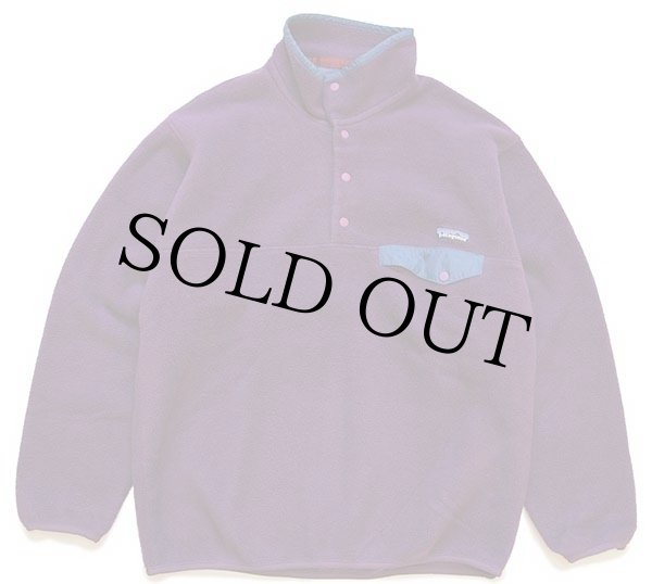 90s patagoniaパタゴニア シンチラ フリース スナップT 紫 M