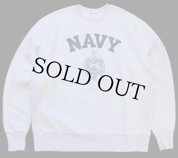 Championチャンピオン 米軍 NAVY U.S.NAVAL ACADEMY ロゴ リバース