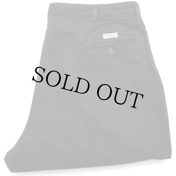 90s ポロ ラルフローレン GORDON PANT コットン チノパン 黒 w40 L30