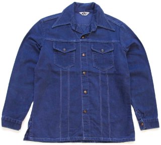 70s 米軍 U.S.NAVY ユーティリティジャケット 紺 42R - Sixpacjoe Web Shop