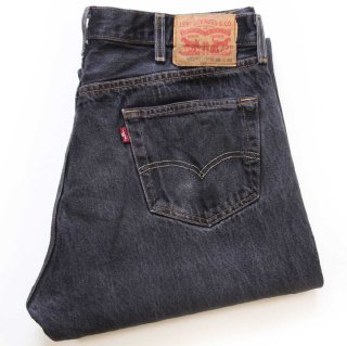 90s フランス製 Levi'sリーバイス 501 先染め ブラック デニムパンツ