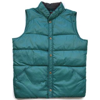 70s USA製 Walls ダウンベスト 緑 S - Sixpacjoe Web Shop